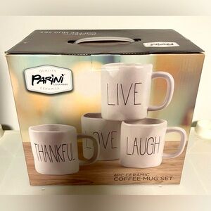 PARINI 4 PC COFFEE MUG SET